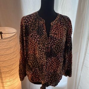 LOFT Spring colorful blouse Size M